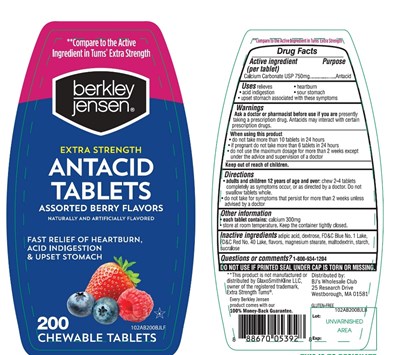 Assorted Berry Extra Strength 200 Chewable Tablets (881 88 Antacid Calcium Image)